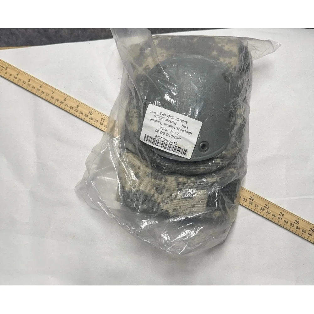 USGI BIJONS KNEE PADS Medium SET‎ MILITARY ARMY ACU UNIVERSAL CAMO